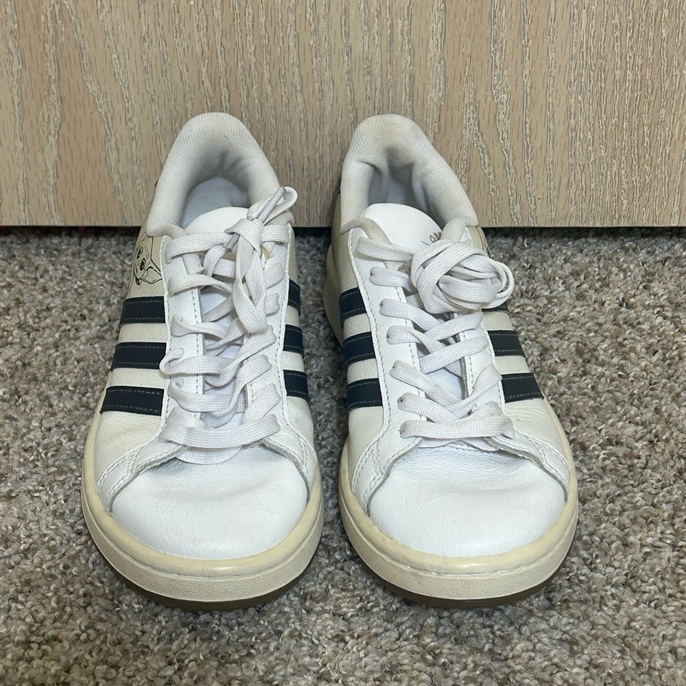 adidas Star Wars x Grand Court Baby Yoda Men's Sneakers White Black Grogu Sz 5.5 - Picture 4 of 12